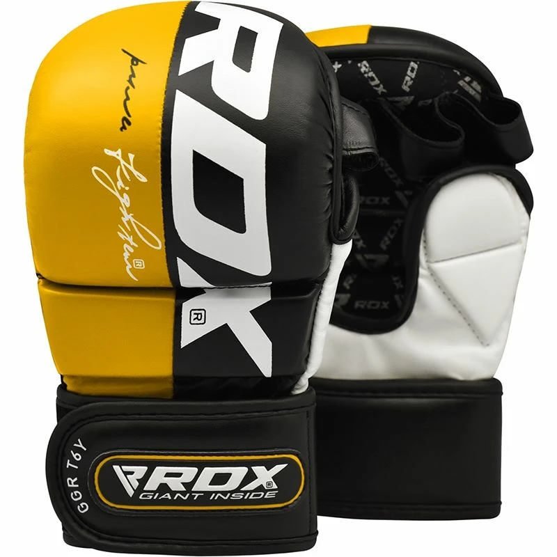 RDX SPORTS RDX T6 SMMAF Approved Hybrid MMA Grappling Gloves Gel Padded 10 RDX SPORTS RDX T6 SMMAF Approved Hybrid MMA Grappling Gloves Gel Padded - Image 8