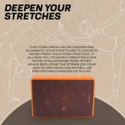 RDX SPORTS RDX D1 High Density EVA Foam Yoga Blocks Non-Slip Brick 13 RDX SPORTS RDX D1 High Density EVA Foam Yoga Blocks Non-Slip Brick -RDXSPORTS Sales orange design yoga blocks 4