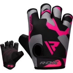 RDX SPORTS RDX F6 Half Finger Ladies Weightlifting Fitness Gym Gloves -RDXSPORTS Sales pink f6 fitness glovess 3