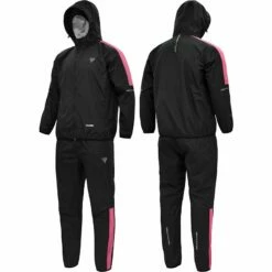 RDX SPORTS RDX H1 Weight Loss Sauna Suit Pink For Women