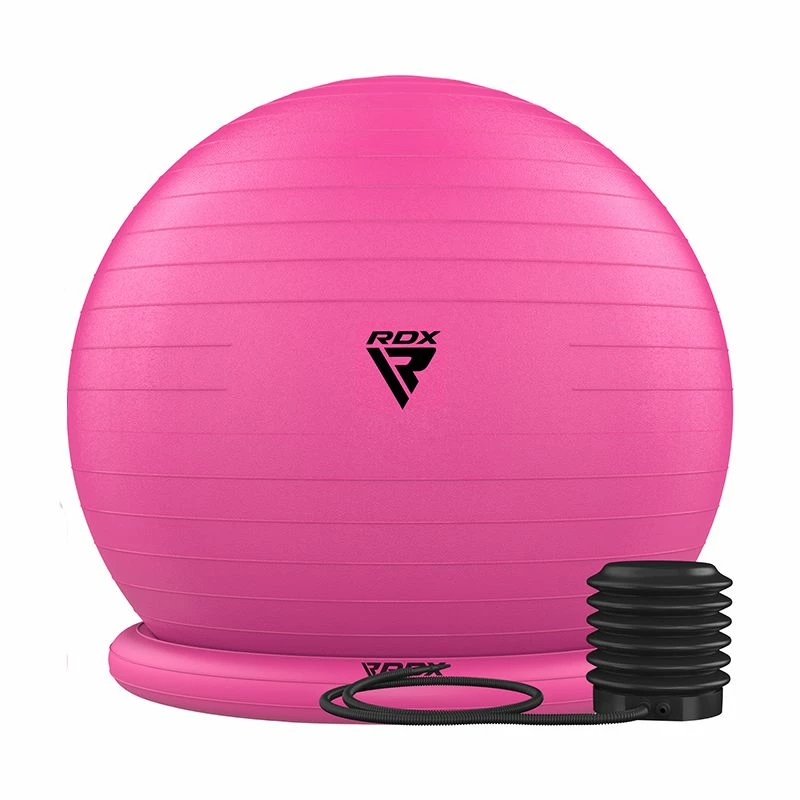RDX SPORTS RDX B2 Inflatable Yoga Ball With Anti-Slip Base, Resistance Tubes & Air Pump 8 RDX SPORTS RDX B2 Inflatable Yoga Ball With Anti-Slip Base, Resistance Tubes & Air Pump - Image 6
