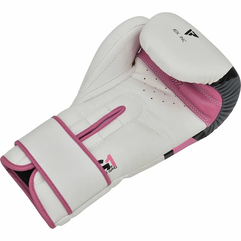 RDX SPORTS RDX F7 Women Training Boxing Gloves Pink / White 7 RDX SPORTS RDX F7 Women Training Boxing Gloves Pink / White - Image 5