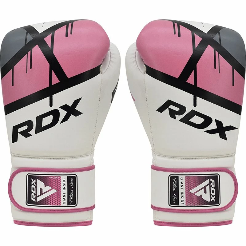 RDX SPORTS RDX F7 Women Training Boxing Gloves Pink / White 10 RDX SPORTS RDX F7 Women Training Boxing Gloves Pink / White - Image 8