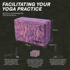 RDX SPORTS RDX PP EVA Foam High Density Non-Slips Yoga Block -RDXSPORTS Sales pp eva foam high density non slips yoga block 8