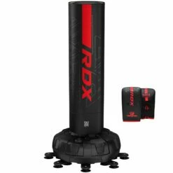 RDX SPORTS RDX F6 6FT KARA RED FREE STANDING PUNCH BAG WITH MITTS SET