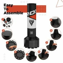 RDX SPORTS RDX R8 4ft Kids Free Standing Punch Bag Blue With Gloves For Training & Workout Set -RDXSPORTS Sales punch bag 007 13 2 1