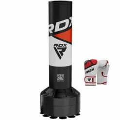 RDX SPORTS RDX R8 4ft Kids Free Standing Punch Bag Green With Gloves For Training & Workout Set -RDXSPORTS Sales punch bag red 2