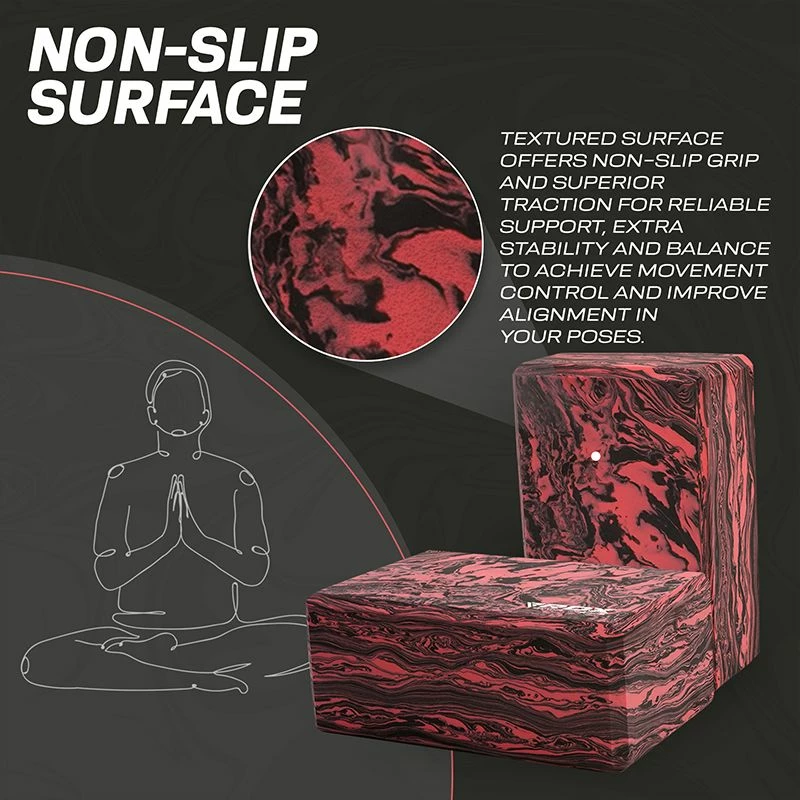 RDX SPORTS RDX RB EVA Foam High Density Non-Slips Yoga Block 5 RDX SPORTS RDX RB EVA Foam High Density Non-Slips Yoga Block - Image 3