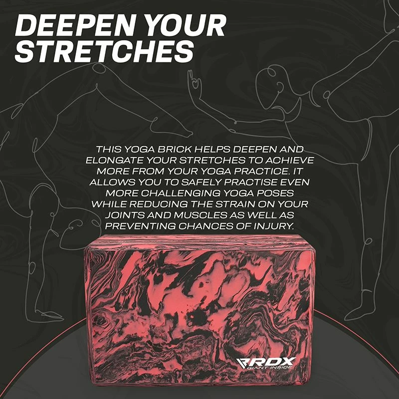 RDX SPORTS RDX RB EVA Foam High Density Non-Slips Yoga Block 6 RDX SPORTS RDX RB EVA Foam High Density Non-Slips Yoga Block - Image 4