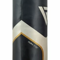 RDX SPORTS RDX T17 AURA 4ft / 5ft 2-in-1 Training Punch Bag In Pearl Black / White / Golden Set -RDXSPORTS Sales rdx black golden training punching bag 2