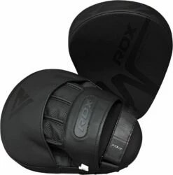 RDX SPORTS RDX F15 Noir Boxing Gloves & Punch Mitts Set In Black -RDXSPORTS Sales rdx black training focus pad 1