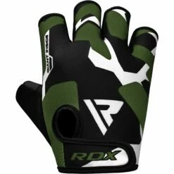 RDX SPORTS RDX FITNESS GYM GLOVES SHORT FINGER IN LYCRA -RDXSPORTS Sales rdx f6 green lycra fitness gym gloves 3 5