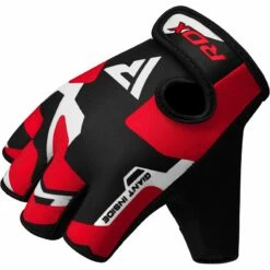 RDX SPORTS RDX FITNESS GYM GLOVES SHORT FINGER IN LYCRA -RDXSPORTS Sales rdx f6 red lycra fitness gym gloves 5 5