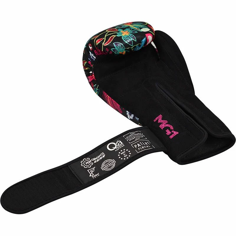 RDX SPORTS RDX FL3 Floral Boxing Gloves & Punching Focus Mitts Set 5 RDX SPORTS RDX FL3 Floral Boxing Gloves & Punching Focus Mitts Set - Image 3
