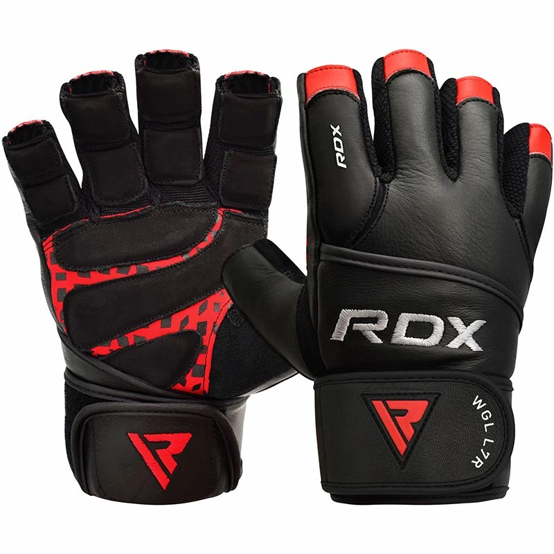 RDX SPORTS RDX L7 Leather Weight Lifting Heavy Duty Gym Gloves With Long Wrist Strap 3 RDX SPORTS RDX L7 Leather Weight Lifting Heavy Duty Gym Gloves With Long Wrist Strap