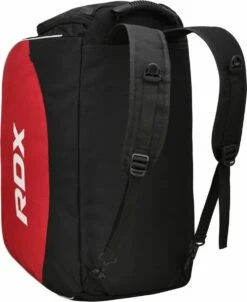 RDX SPORTS RDX R1 Gym Kit Duffle Bag - Backpack Straps & Shoes Compartment Red / Black -RDXSPORTS Sales rdx r1 duffel bag with backpack straps 5