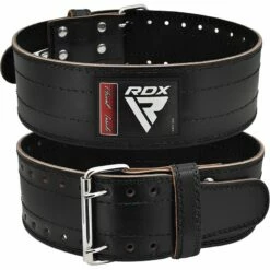 RDX SPORTS RDX RD1 4" Powerlifting Leather Gym Belt -RDXSPORTS Sales rdx rd1 4 powerlifting leather gym belt black 6