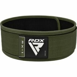 RDX SPORTS RDX RX1 4” Weight Lifting Belt -RDXSPORTS Sales rdx rx1 4 weight lifting belt army green 3