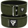 RDX SPORTS RDX RX1 4” Weight Lifting Belt -RDXSPORTS Sales rdx rx1 4 weight lifting belt army green 4
