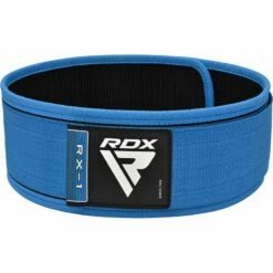 RDX SPORTS RDX RX1 4” Weight Lifting Belt -RDXSPORTS Sales rdx rx1 4 weight lifting belt blue 3