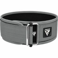 RDX SPORTS RDX RX1 4” Weight Lifting Belt -RDXSPORTS Sales rdx rx1 4 weight lifting belt grey 2