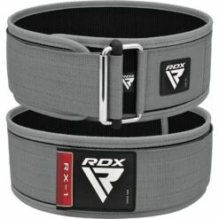 RDX SPORTS RDX RX1 4” Weight Lifting Belt -RDXSPORTS Sales rdx rx1 4 weight lifting belt grey 4