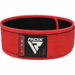 RDX SPORTS RDX RX1 4” Weight Lifting Belt -RDXSPORTS Sales rdx rx1 4 weight lifting belt red 3