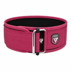 RDX SPORTS RDX RX1 4” Weight Lifting Belt For Women -RDXSPORTS Sales rdx rx1 pink weight lifting belt 3