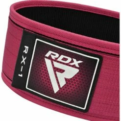 RDX SPORTS RDX RX1 4” Weight Lifting Belt For Women -RDXSPORTS Sales rdx rx1 pink weight lifting belt 4