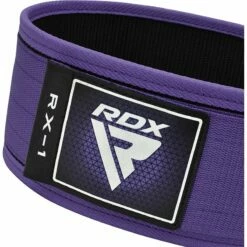 RDX SPORTS RDX RX1 4” Weight Lifting Belt For Women -RDXSPORTS Sales rdx rx1 purple weight lifting belt 2