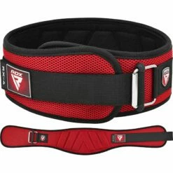 RDX SPORTS RDX RX4 Weightlifting Belt -RDXSPORTS Sales rdx rx4 weightlifting belt red 4