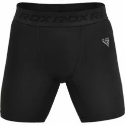 RDX SPORTS RDX T15 Black Compression Shorts