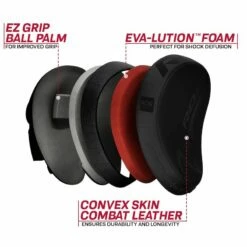 RDX SPORTS RDX T15 NOIR CURVED BOXING TRAINING PUNCH MITTS -RDXSPORTS Sales rdx t15 noir focus pads 2