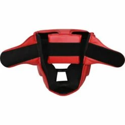 RDX SPORTS RDX T1 FULL FACE PROTECTION HEADGEAR UNBREAKABLE DETACHABLE CAGE GUARD -RDXSPORTS Sales rdx t1f head guard with removable face cage red 4