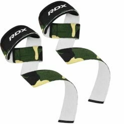 RDX SPORTS RDX W1 Sweat Wicking Gym Straps For Weightlifting Workouts -RDXSPORTS Sales rdx w1 weight training wrist straps camo green 2
