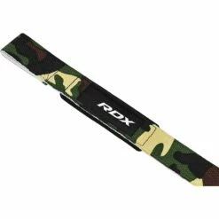 RDX SPORTS RDX W1 Sweat Wicking Gym Straps For Weightlifting Workouts -RDXSPORTS Sales rdx w1 weight training wrist straps camo green 3