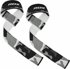 RDX SPORTS RDX W1 Sweat Wicking Gym Straps For Weightlifting Workouts -RDXSPORTS Sales rdx w1 weight training wrist straps camo grey