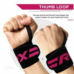 RDX SPORTS RDX W2 Weightlifting Wrist Support Straps For Women With Thumb Loops -RDXSPORTS Sales rdx w2 bodybuilding wrist wraps 2