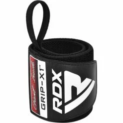 RDX SPORTS RDX W3 IPL & USPA Approved Powerlifting Wrist Support Wraps With Thumb Loops OEKO-TEX® Standard 100 Certified -RDXSPORTS Sales rdx w3 power weightlifting wrist wraps black 6 1