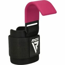 RDX SPORTS RDX W5 Weight Lifting Hook Straps -RDXSPORTS Sales rdx w5 weight lifting hook straps pink 1 1