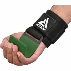 RDX SPORTS RDX W5 Weight Lifting Hook Straps -RDXSPORTS Sales rdx w5 weight lifting hook straps army green 6
