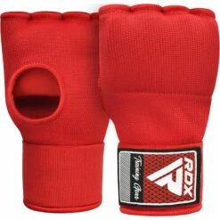 RDX SPORTS RDX IS Gel Padded Inner Gloves Hook & Loop Wrist Strap For Knuckle Protection OEKO-TEX® Standard 100 Certified -RDXSPORTS Sales red hoisery inner step 3