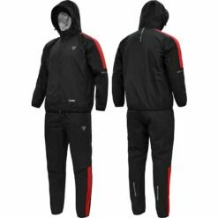 RDX SPORTS RDX H1 Weight Loss Sauna Suit Red & Black