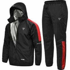 RDX SPORTS RDX H1 Weight Loss Sauna Suit Red & Black -RDXSPORTS Sales red sauna suit 4 7 1