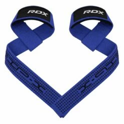 RDX SPORTS RDX S4+ SILICONE GEL COATED NON-SLIP SOLID GRIP WEIGHT LIFTING GYM STRAPS -RDXSPORTS Sales s4 weightlifting wrist straps blue 2