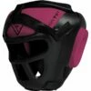 RDX SPORTS RDX T1 Women Full Face Protection Headgear Unbreakable Detachable Cage Guard Pink/Black -RDXSPORTS Sales t1 combox head guard pink 1 2
