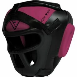 RDX SPORTS RDX T1 Women Full Face Protection Headgear Unbreakable Detachable Cage Guard Pink/Black