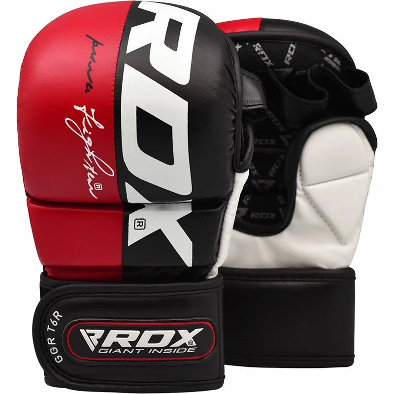 RDX SPORTS RDX T6 SMMAF Approved Hybrid MMA Grappling Gloves Gel Padded 6 RDX SPORTS RDX T6 SMMAF Approved Hybrid MMA Grappling Gloves Gel Padded - Image 4