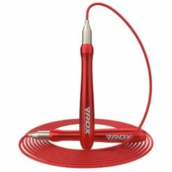 RDX SPORTS RDX W2 Adjustable 10.3ft Skipping Rope With Non-Slip Aluminum Handles -RDXSPORTS Sales w2 adjustable 10.3ft skipping rope with almuinum handels red 1