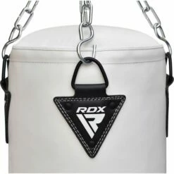 RDX SPORTS RDX F10 4ft / 5ft White Training Punch Bag For Boxing & MMA Set -RDXSPORTS Sales white f10 training punch bag with chain 7